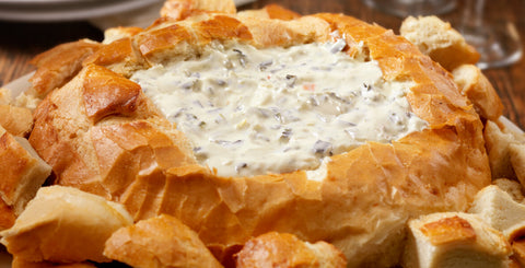 Spinach Dip Hot Bread