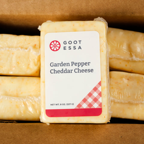 8 oz Garden Pepper Cheddar (Case Lot of 6)