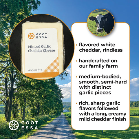 4 oz Minced Garlic Cheddar (Case Lot of 12)
