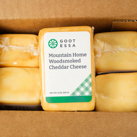 8 oz Mountain Home Woodsmoked Cheddar (Case Lot of 6)