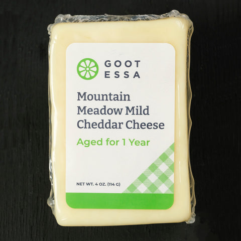 4 oz Mountain Meadow Mild Cheddar (Case Lot of 12)