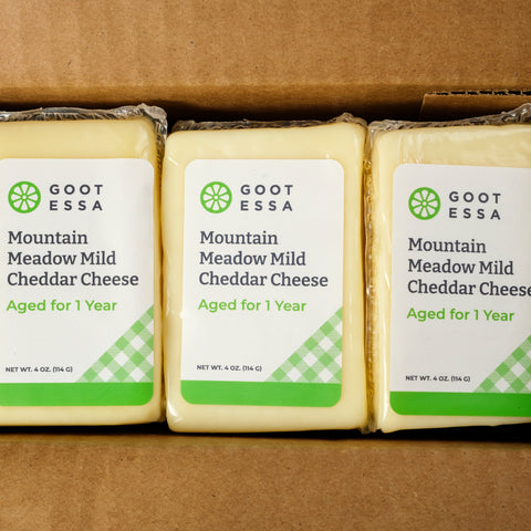 4 oz Mountain Meadow Mild Cheddar (Case Lot of 12)