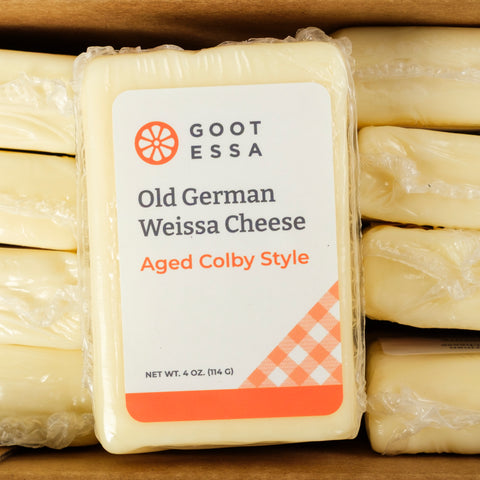 4 oz Old German Weissa Cheese (Case Lot of 12)