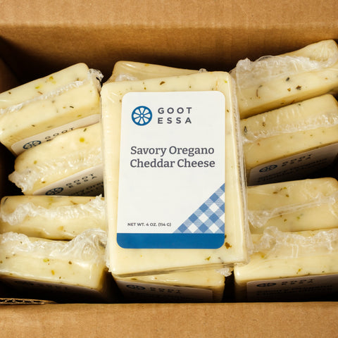 4 oz Savory Oregano Cheddar (Case Lot of 12)