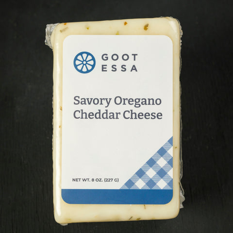 8 oz Savory Oregano Cheddar (Case Lot of 6)