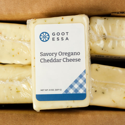 8 oz Savory Oregano Cheddar (Case Lot of 6)