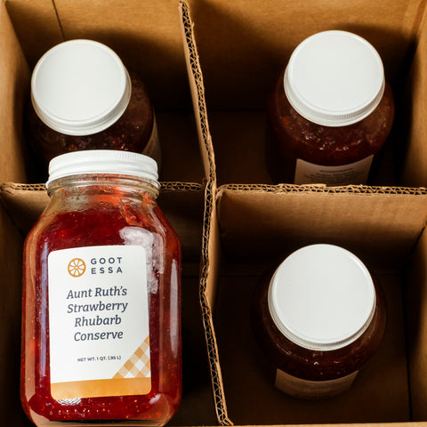 32 oz Aunt Ruth's Strawberry Rhubarb Conserve (Case Lot of 4)