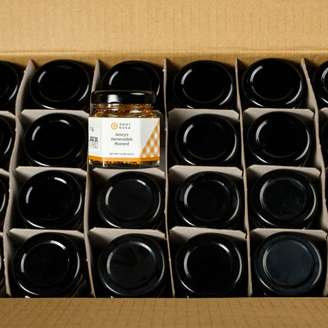 1.5 oz Henry's Horseradish Mustard (Case Lot of 24)
