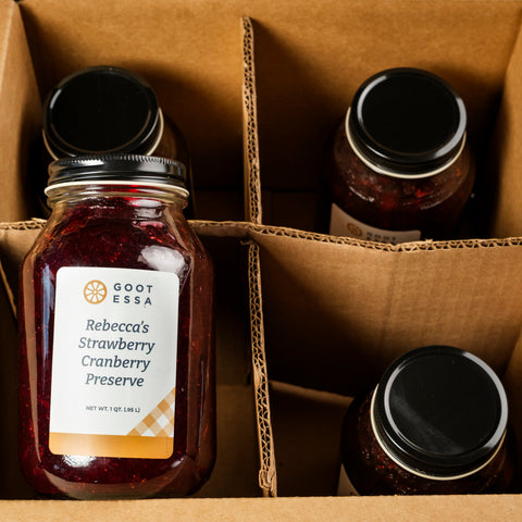 32 oz Rebecca's Strawberry Cranberry Preserve (Case Lot of 4)