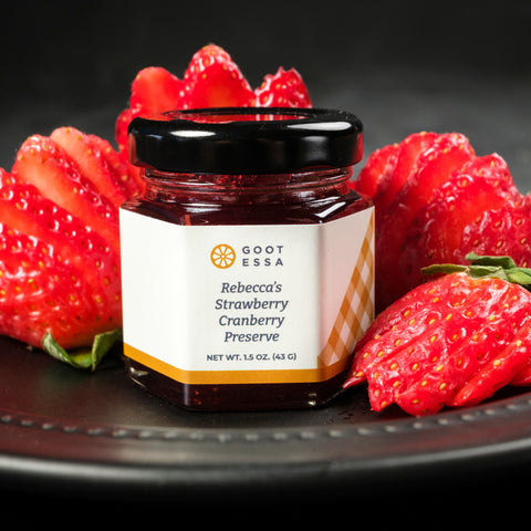 1.5 oz Rebecca's Strawberry Cranberry Preserve (Case Lot of 24)