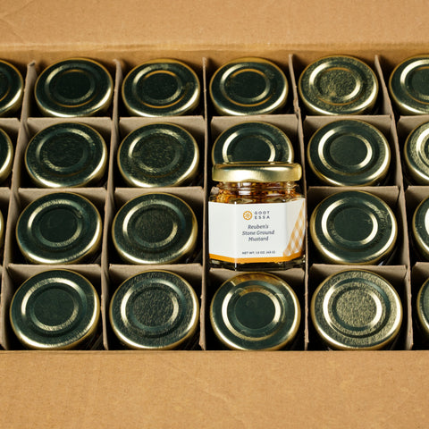 1.5 oz Reuben's Stone Ground Mustard (Case Lot of 24)