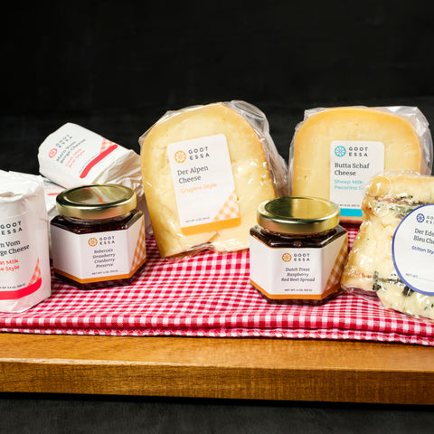 Cheese and Jam Pairing - A (1.5 lbs. of 4 Cheeses & 2 4 oz Condiments)