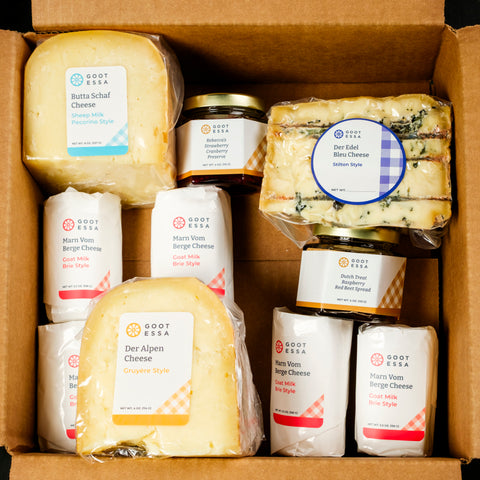 Cheese and Jam Pairing - A (1.5 lbs. of 4 Cheeses & 2 4 oz Condiments)