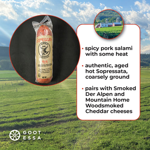 8 oz Hot Sopressata (Case Lot of 12)