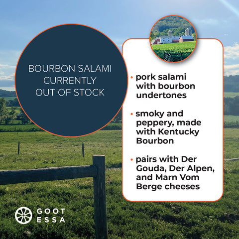 8 oz Bourbon Salami (Case Lot of 12)