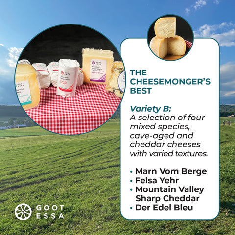 Cheesemonger's Best - B (1.5 lbs. of 4 Cheeses)