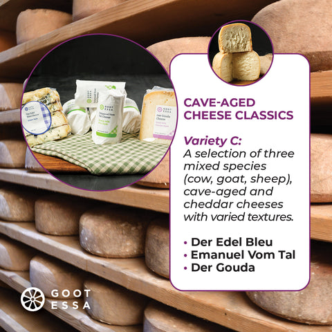 Cave Aged Cheese Classics - C (1.5 lbs. of 3 Cheeses)