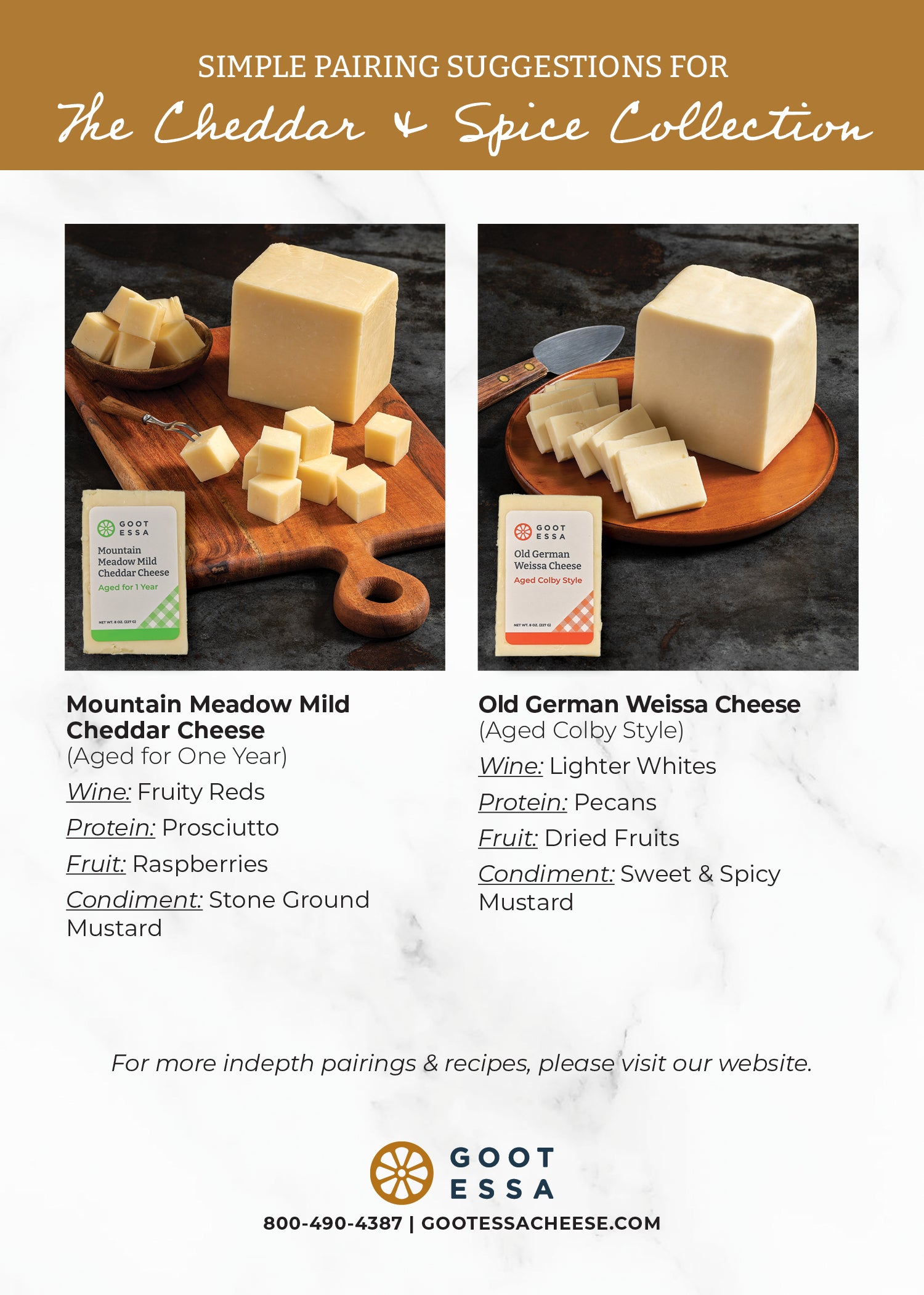Cheddar Spice Cheese | Goot Essa Amish Artisan Cheese – GootEssa