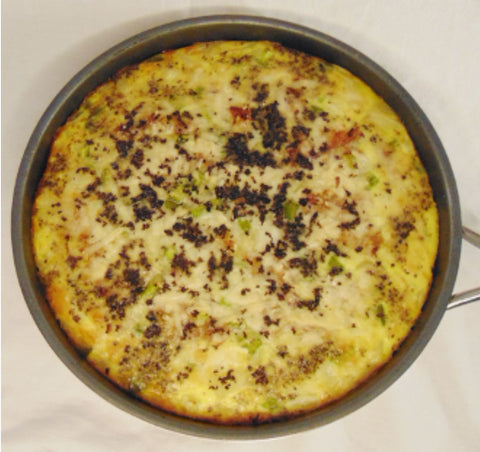 Ham, Cheese, and Potato Frittata