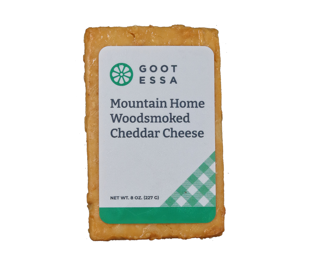 Mountain Home Woodsmoked Cheddar | Goot Essa Smoked Artisan Cheese ...