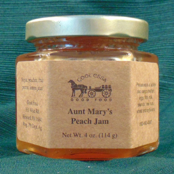 Aunt Mary’s Peach Jam