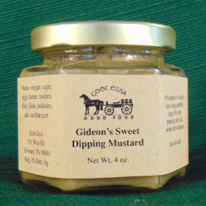 Gideon’s Sweet Mustard