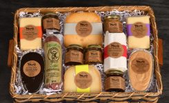 Artisanal Pleasures Cheese and Salami Gift Basket